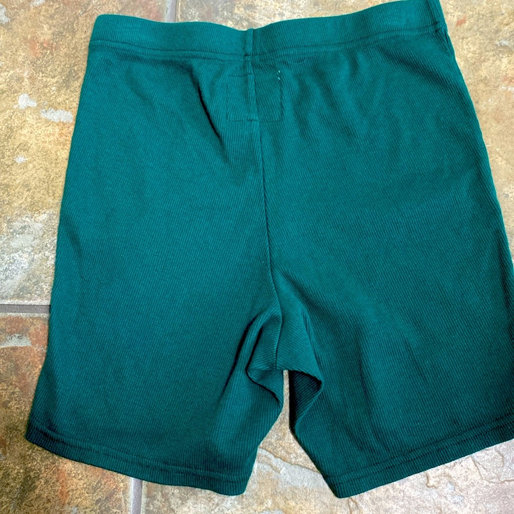 Chaser Rib Knit Green Shorts - Picture 2 of 3